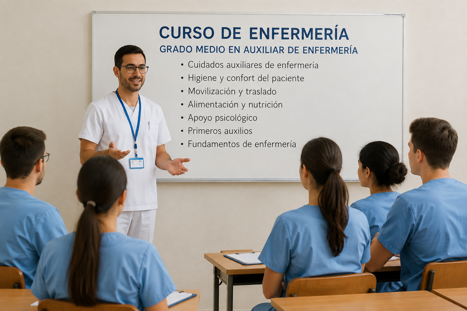 Imagen ilustrativa: Grado Medio en   Auxiliar de Enfermería